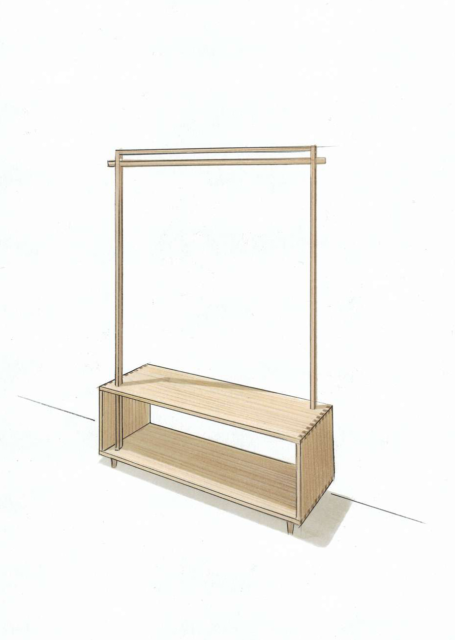 This is Wood Garderobe