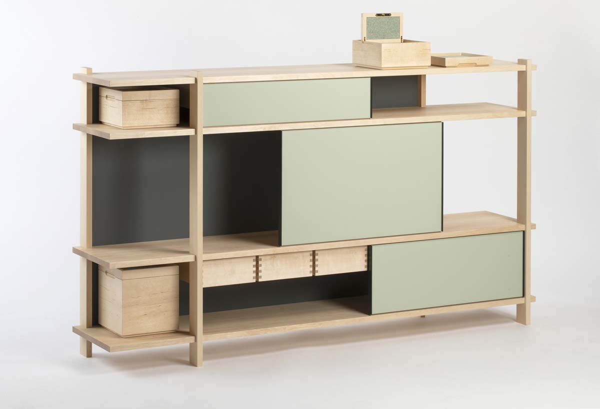 This is Wood Vollholzregal